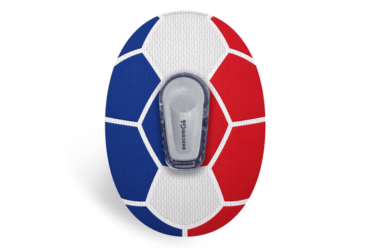 France World Cup Patch - Dexcom G6 / One for Dexcom G6 / One diabetes supplies and insulin pumps