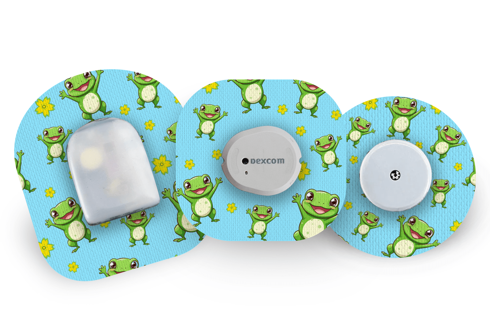 Freddy the Frog Patch for Freestyle Libre 2 diabetes supplies and insulin pumps