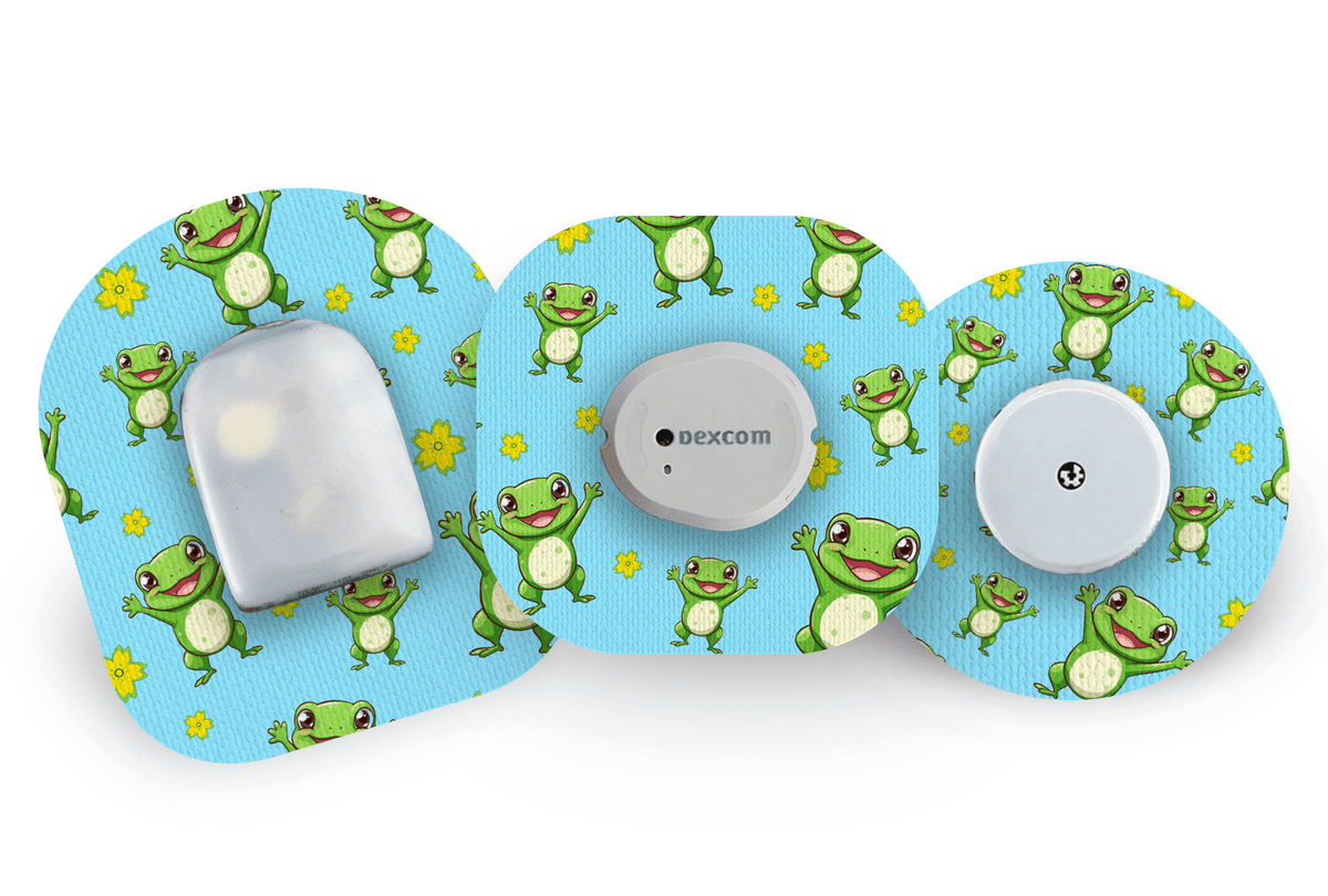 Freddy the Frog Patch for Freestyle Libre 2 diabetes supplies and insulin pumps