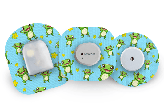 Freddy the Frog Patch for Freestyle Libre 2 diabetes supplies and insulin pumps