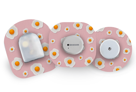 Fried Egg Patch for Freestyle Libre 2 diabetes supplies and insulin pumps