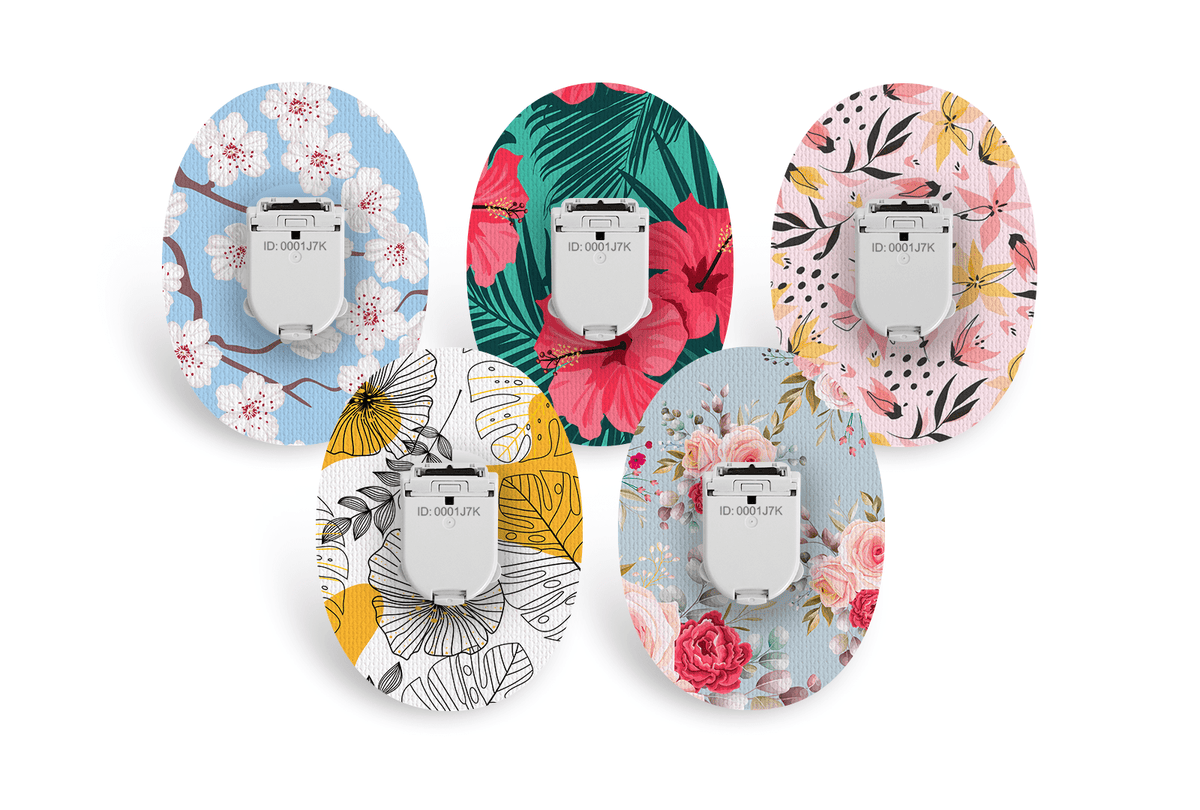 Garden Party Patch Pack for Glucomen Day diabetes supplies and insulin pumps