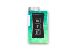 Geometric Green Sticker for Novopen 4, 5, 6, or Echo diabetes supplies and insulin pumps