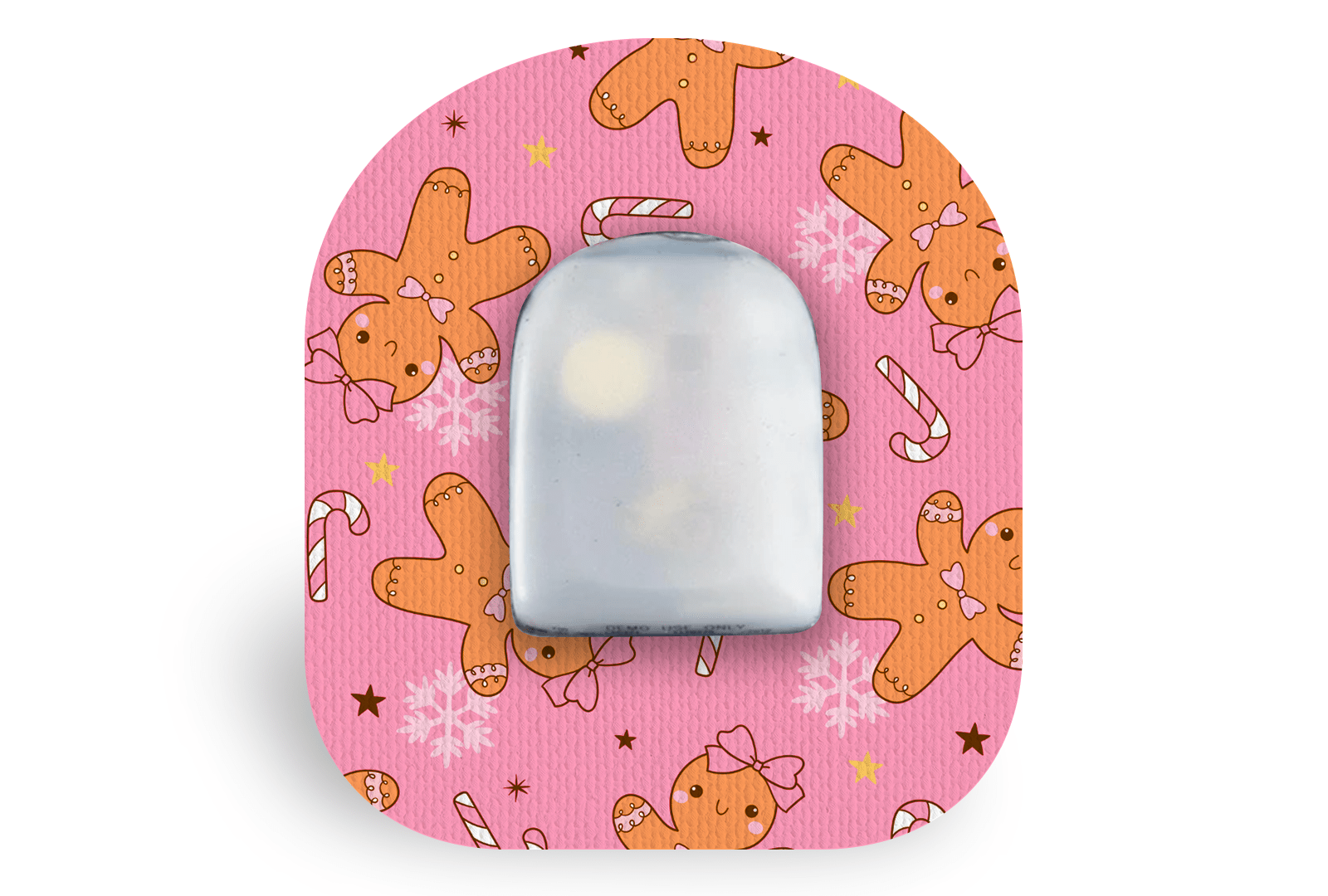 Gingerbread Patch for Omnipod diabetes supplies and insulin pumps
