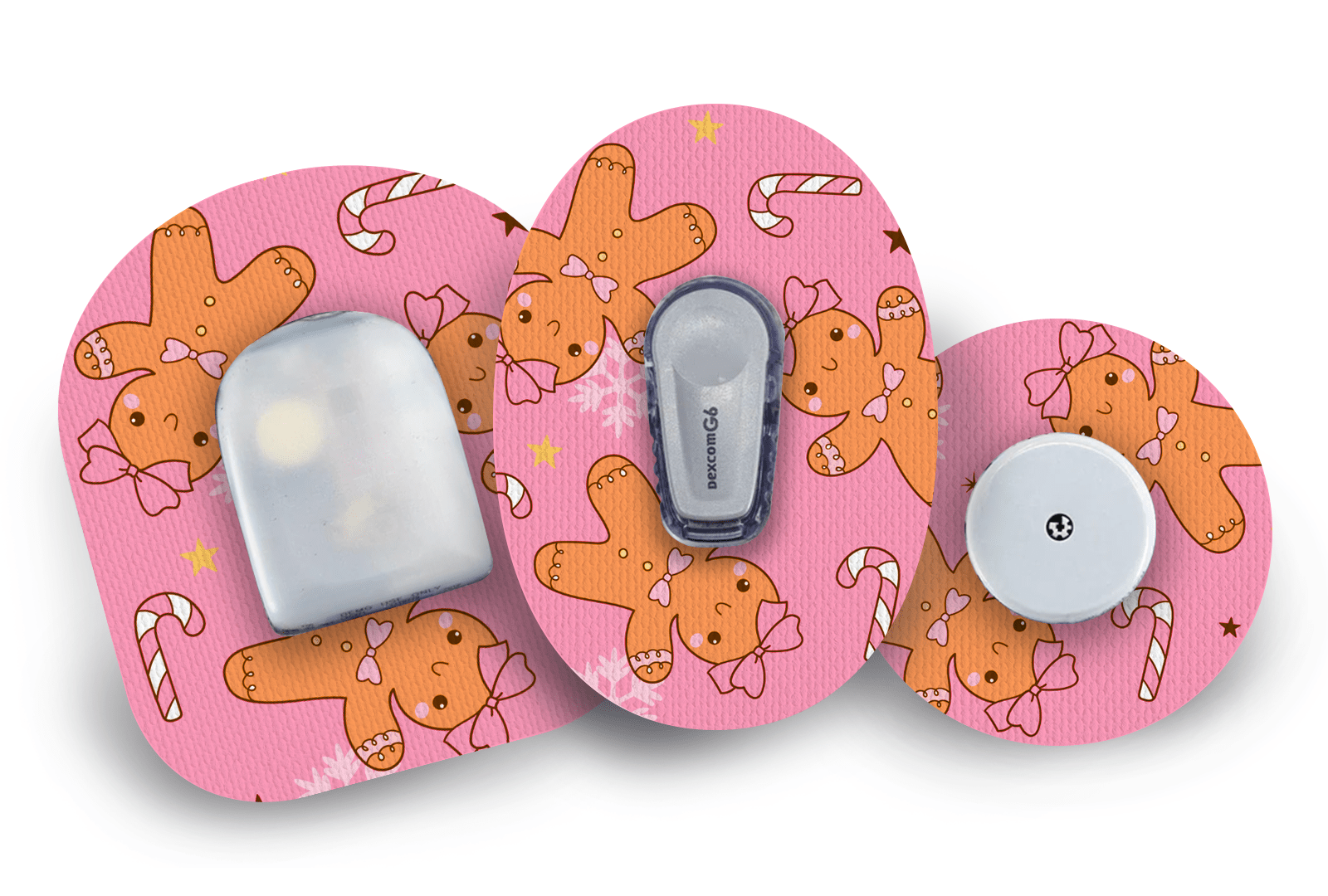 Gingerbread Patch for Freestyle Libre 2 diabetes supplies and insulin pumps