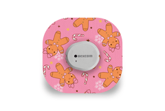 Gingerbread Patch for Dexcom G7 / One+ diabetes supplies and insulin pumps