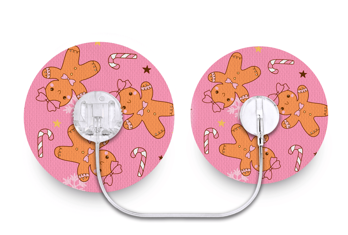 Gingerbread Patch for Tru - Steel diabetes supplies and insulin pumps