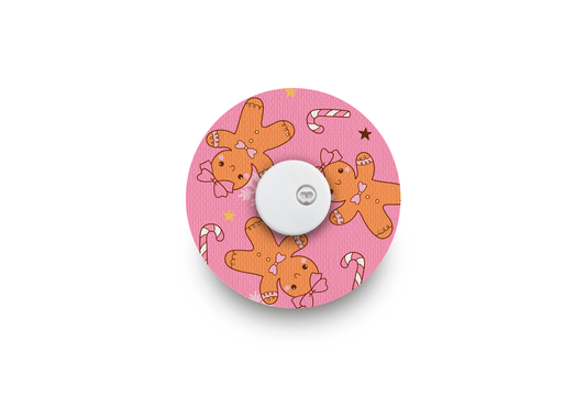 Gingerbread Patch - Libre 3 for Single diabetes supplies and insulin pumps