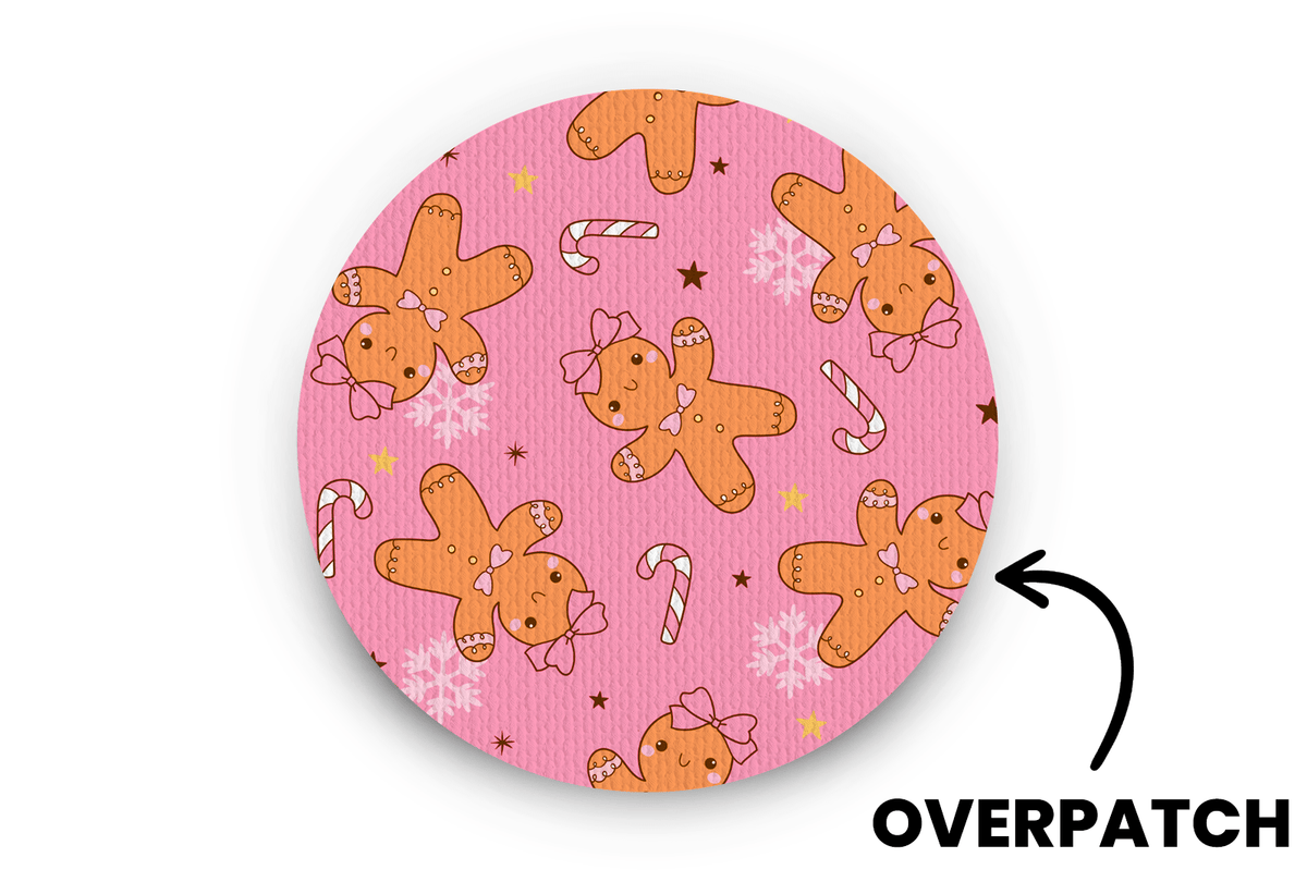 Gingerbread Patch - Overpatches for Single diabetes supplies and insulin pumps