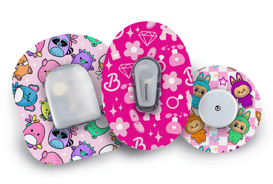 Girls Essentials Pack for Freestyle Libre 2 diabetes supplies and insulin pumps