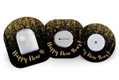 Happy New Year Patch for Freestyle Libre 2 diabetes supplies and insulin pumps