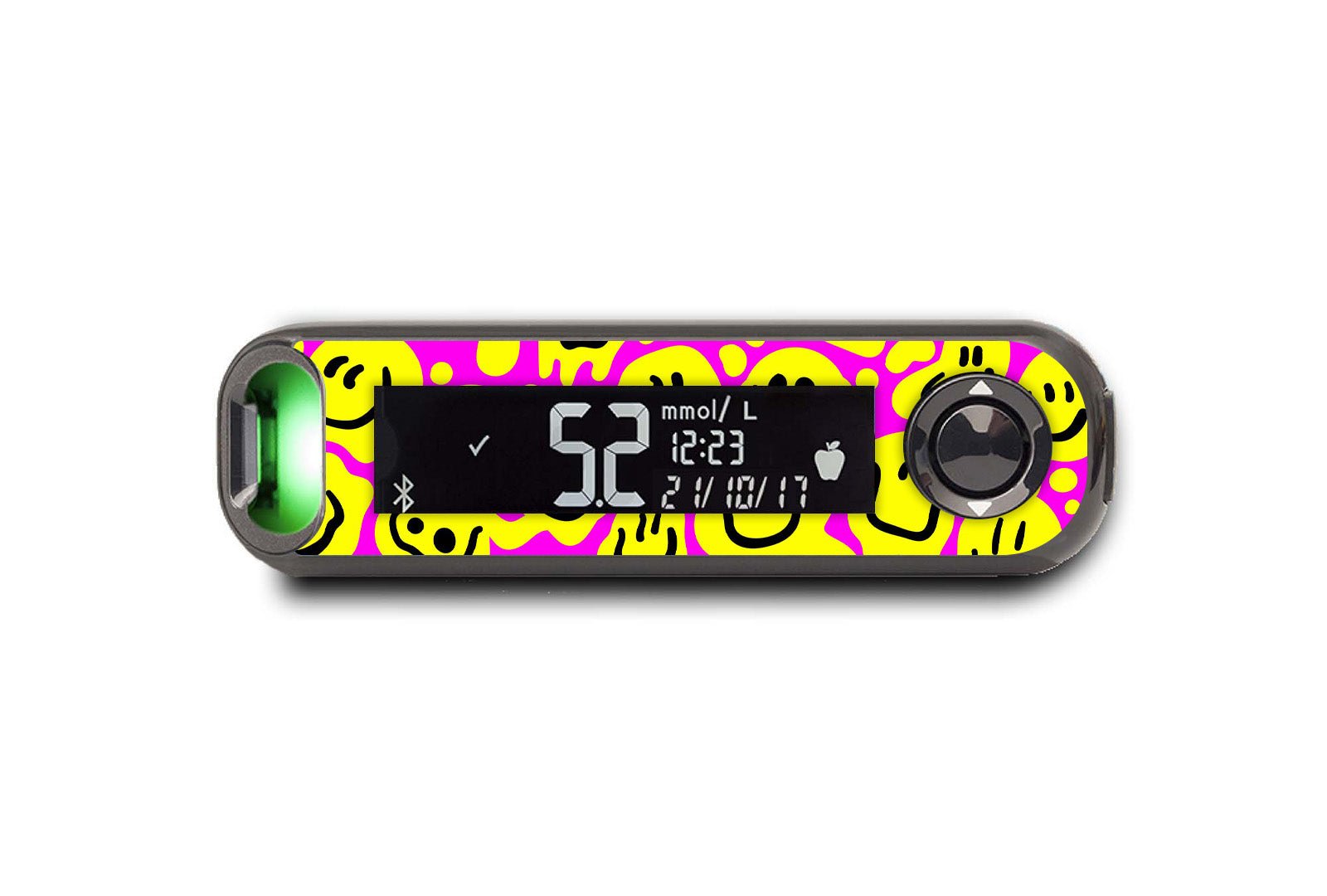 Happy Sticker for Novopen 4, 5, 6, or Echo diabetes supplies and insulin pumps