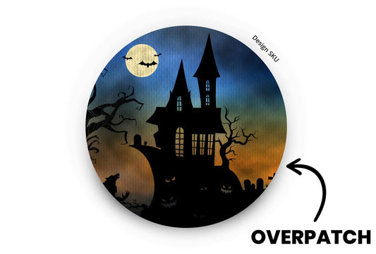 Haunted House Patch - Overpatches for Single diabetes supplies and insulin pumps