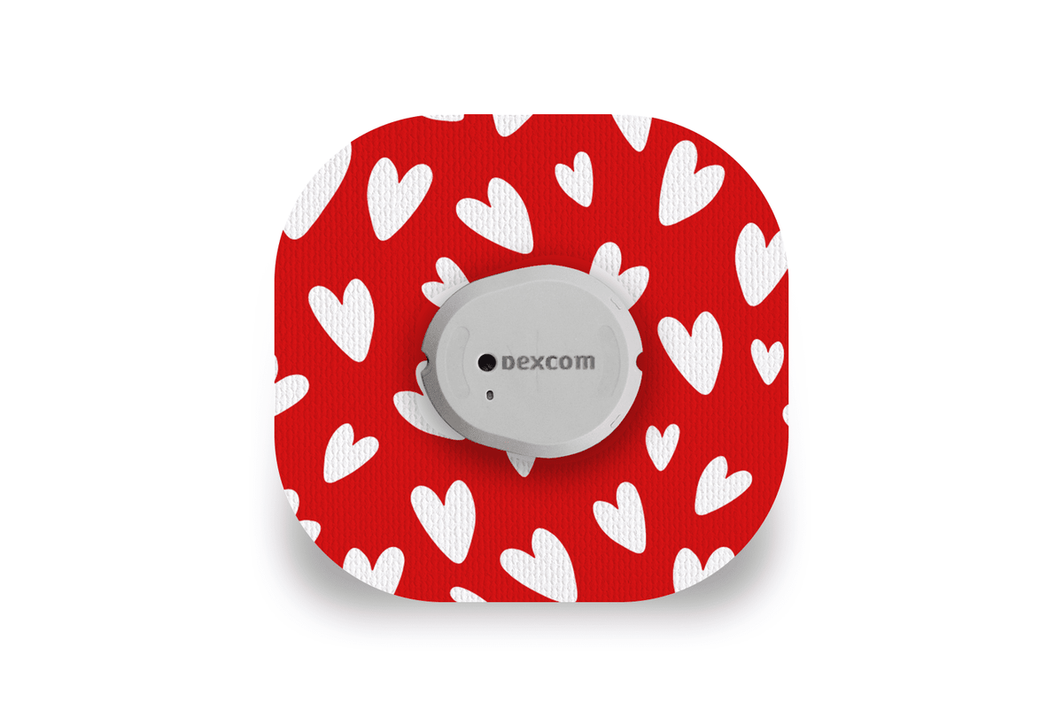 Heart Throb Patch - Dexcom G7 / One+ for Single diabetes supplies and insulin pumps