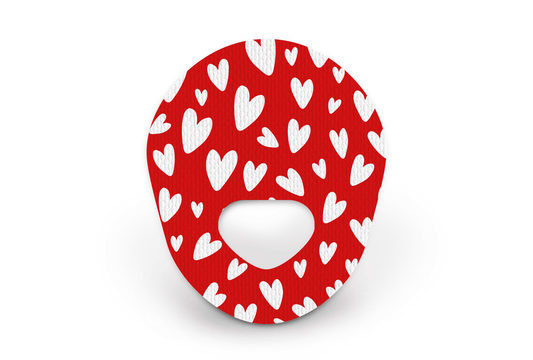 Heart Throb Patch - Guardian Enlite for Single diabetes supplies and insulin pumps