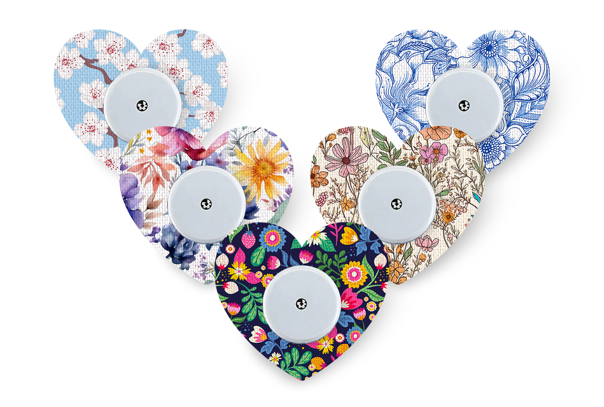 Heartfelt Favourites Patch Pack for Freestyle Libre 2 diabetes supplies and insulin pumps
