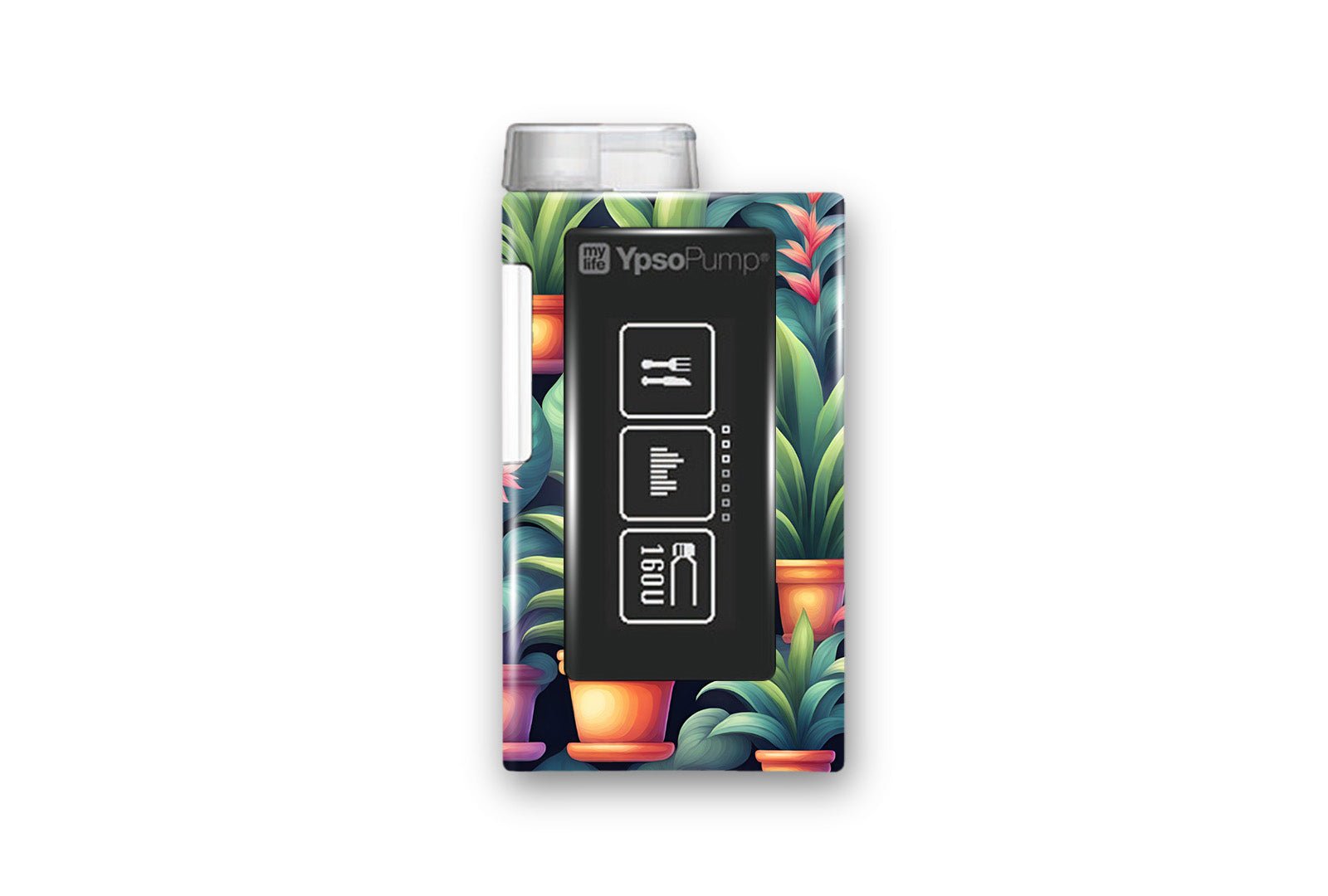 House Plant Sticker for Novopen 4, 5, 6, or Echo diabetes supplies and insulin pumps