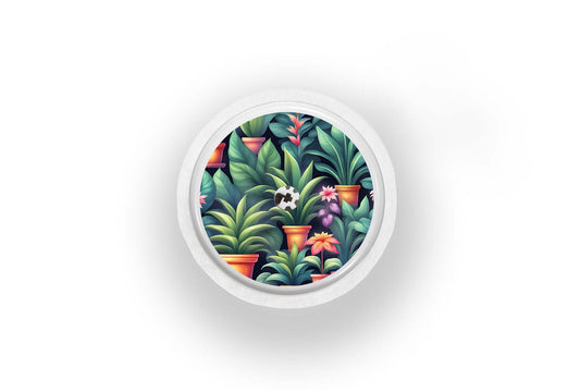 House Plant Sticker for Novopen 4, 5, 6, or Echo diabetes supplies and insulin pumps