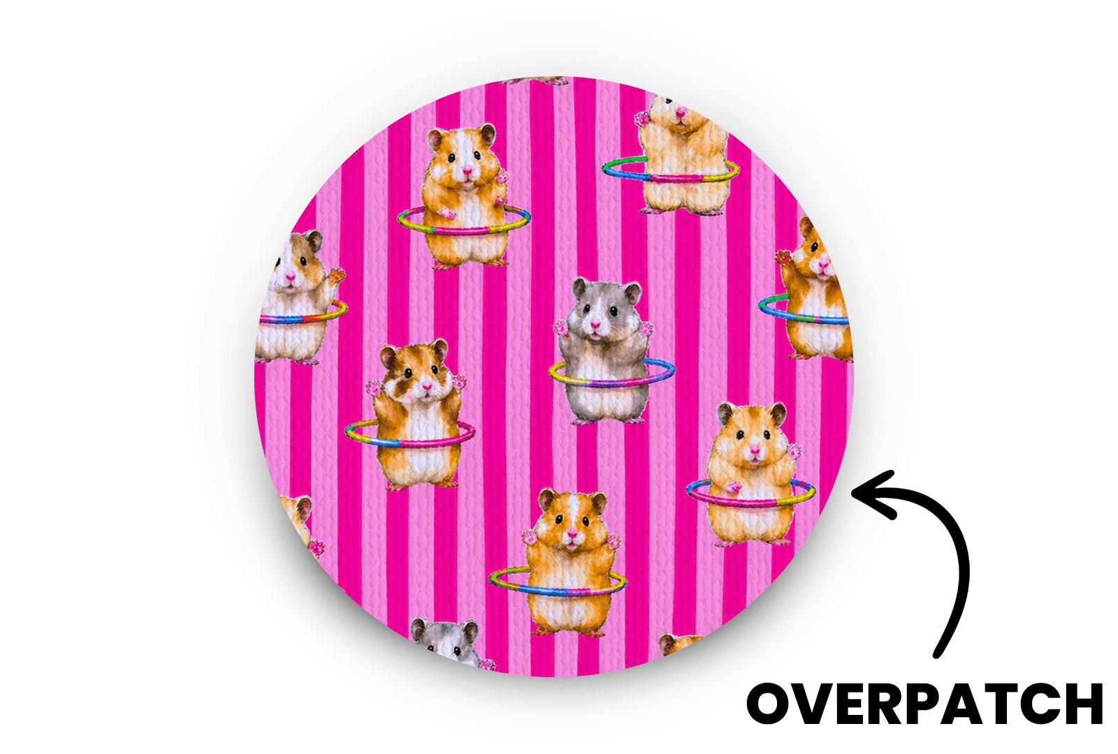 Hula Hamsters Patch for Generic Overpatch diabetes supplies and insulin pumps
