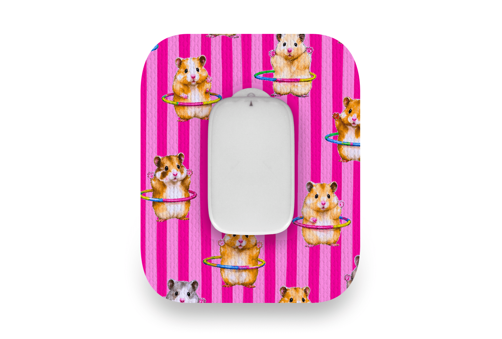 Hula Hamsters Patch for TouchCare® Nano CGM diabetes supplies and insulin pumps