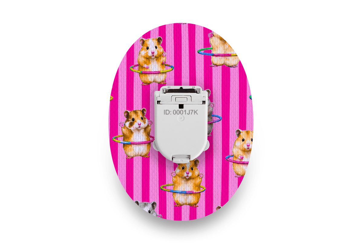 Hula Hamsters Patch - Glucomen Day for Single diabetes supplies and insulin pumps