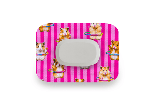 Hula Hamsters Patch - GlucoRX Aidex for Single diabetes supplies and insulin pumps