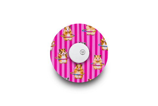 Hula Hamsters Patch – Libre 3 für einzelne Diabetes-Hilfsmittel und Insulinpumpen