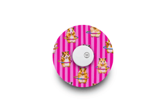 Hula Hamsters Patch - Libre 3 for Single diabetes supplies and insulin pumps