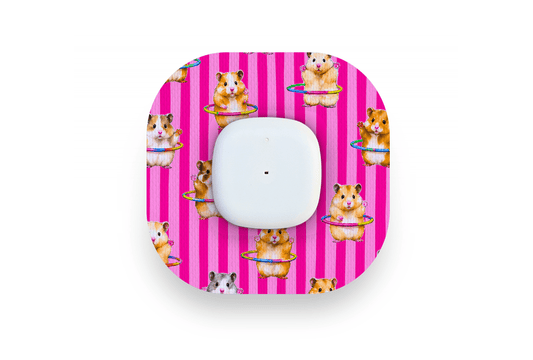 Hula Hamsters Patch - Simplera for Single diabetes supplies and insulin pumps