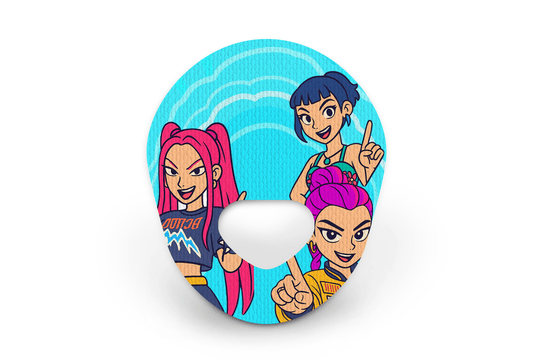 K Pop Hunters Patch - Guardian Enlite for Single diabetes supplies and insulin pumps