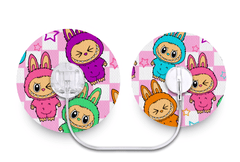 Labubu Patch - Tru - Steel for Single diabetes supplies and insulin pumps