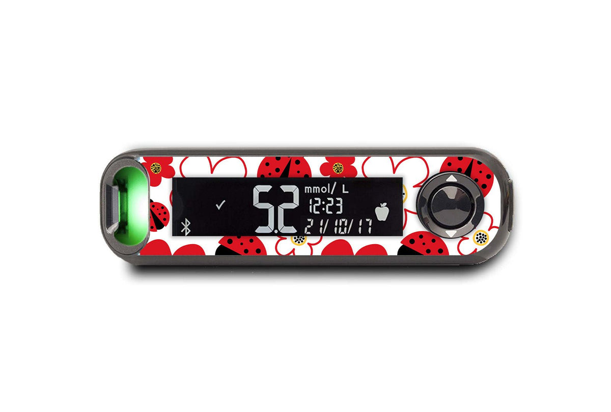 Ladybird Sticker - Contour Next One for diabetes supplies and insulin pumps
