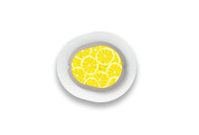  Lemons Sticker - Dexcom G7 for diabetes supplies and insulin pumps