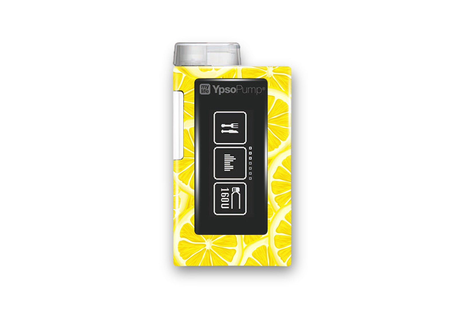 Lemons Sticker for Novopen 4, 5, 6, or Echo diabetes supplies and insulin pumps