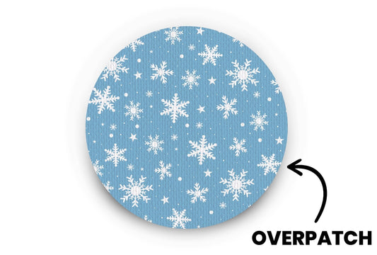 Let it Snow Patch - Overpatches for Single diabetes supplies and insulin pumps