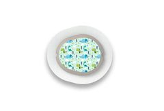 Light Dinosaurs Sticker for Dexcom G7 / One+ Sensor diabetes supplies and insulin pumps
