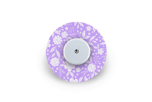 Lilac Bloom Patch - Freestyle Libre for Single diabetes supplies and insulin pumps