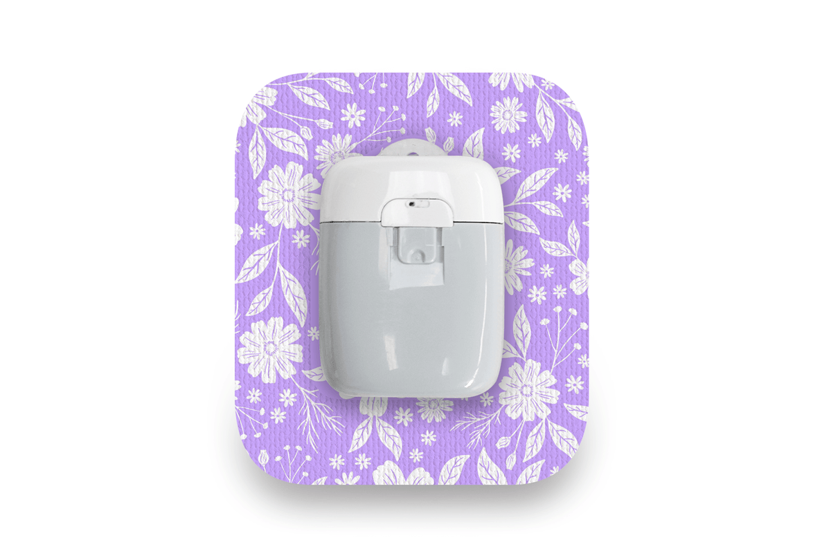 Lilac Bloom Patch - Medtrum Pump for Single diabetes supplies and insulin pumps