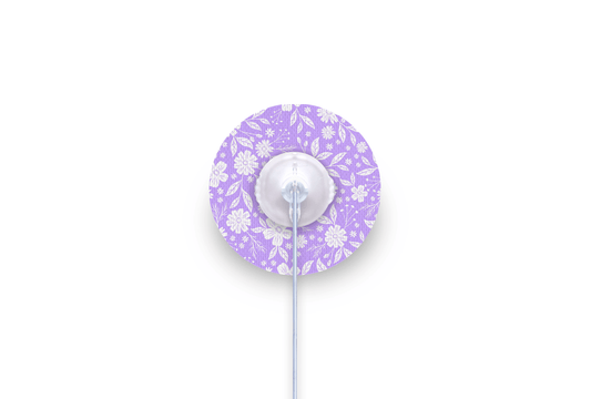 Lilac Bloom Patch - mylife Orbit for Single diabetes supplies and insulin pumps
