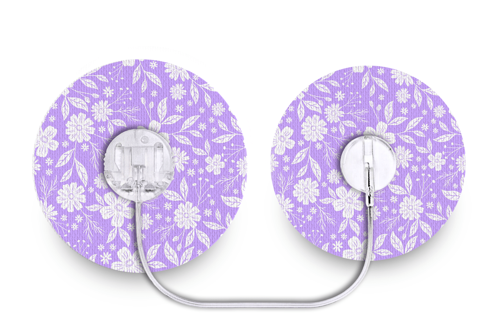 Lilac Bloom Patch - Tru - Steel for Single diabetes supplies and insulin pumps