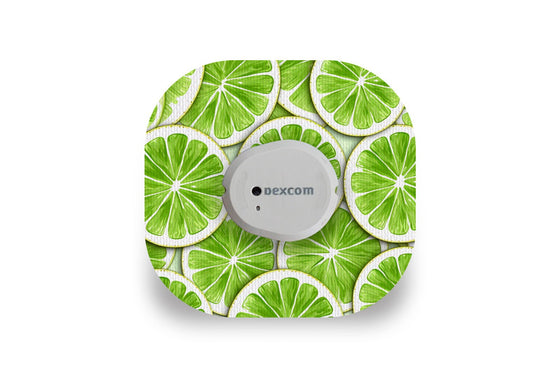 Lime Patch for Dexcom G7 diabetes supplies and insulin pumps