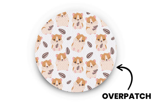 Little Hamster Patch - Overpatches for Single diabetes supplies and insulin pumps