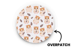 Little Hamster Patch - Overpatches for Single diabetes supplies and insulin pumps