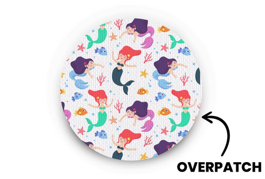 Little Mermaid Patch - Overpatches for Single diabetes supplies and insulin pumps