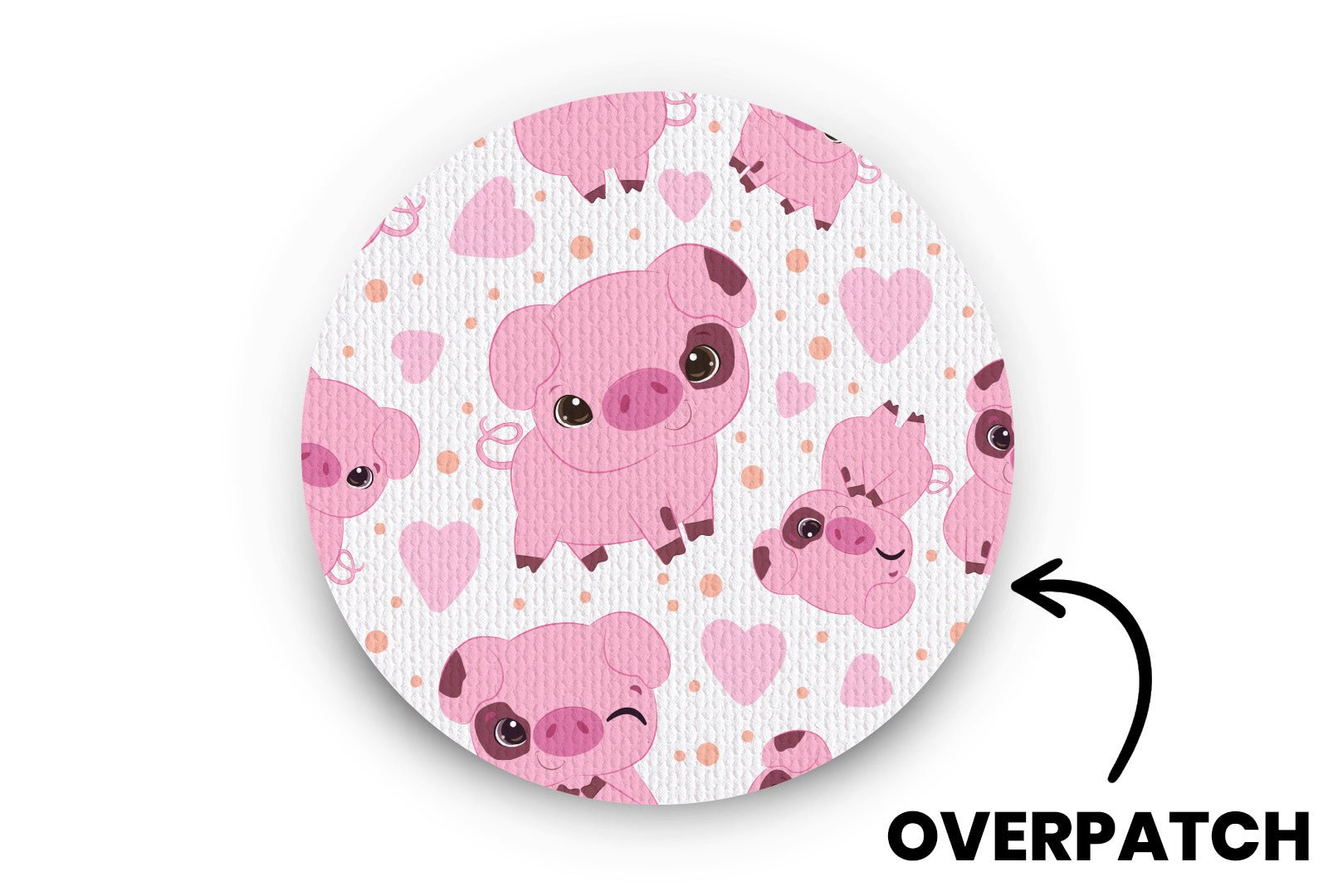 Little Pigs Patch - Overpatches for Single diabetes supplies and insulin pumps
