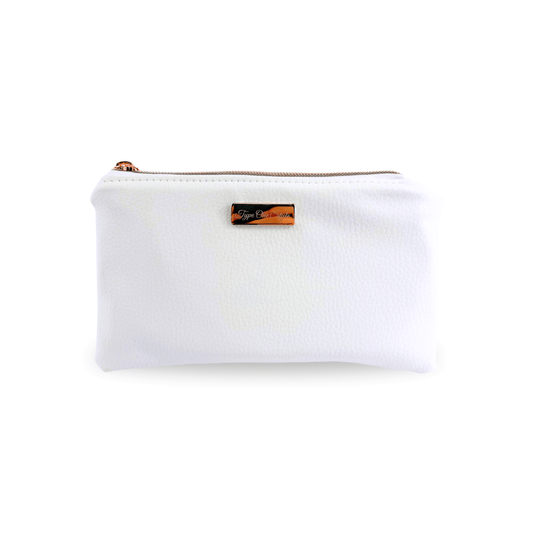 Luxury Pen Case - White for diabetes supplies and insulin pumps