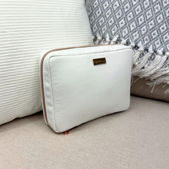 Luxury T1D Essentials Bags for Luxury White diabetes supplies and insulin pumps