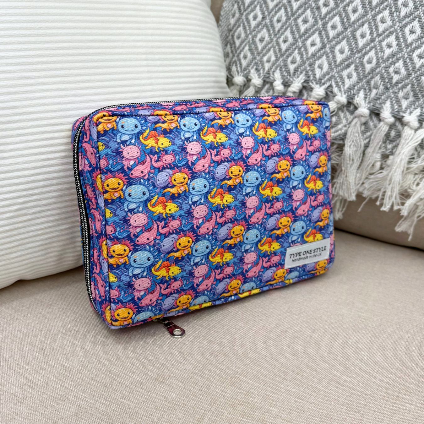 Luxury T1D Essentials Bags for Axolotl diabetes supplies and insulin pumps