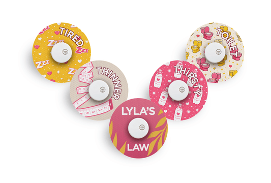 Lyla's Law Patch Pack for Libre 3 diabetes supplies and insulin pumps