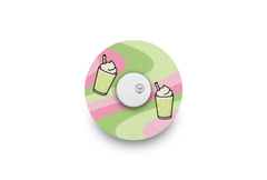 Matcha Latte Patch for Freestyle Libre 3 diabetes supplies and insulin pumps
